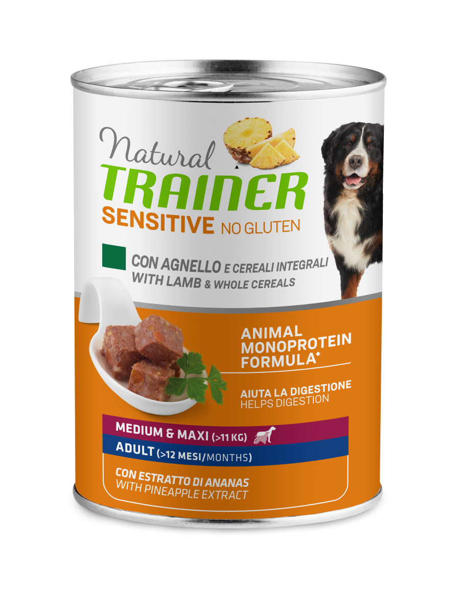 Sensitive No Gluten Medium&Maxi Adult con agnello e cereali integrali