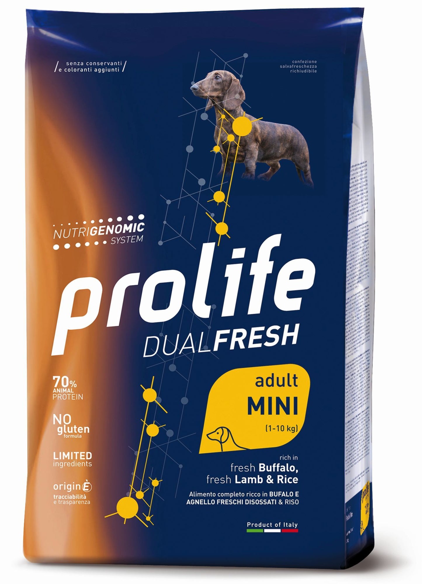 Dual Fresh Adult fresh Buffalo, fresh Lamb & Rice - Mini