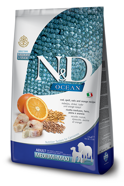 COD, SPELT, OATS & ORANGE ADULT MEDIUM & MAXI