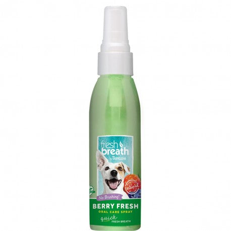 Tropiclean fresh breath berry fresh oral care spray cane 118 ml