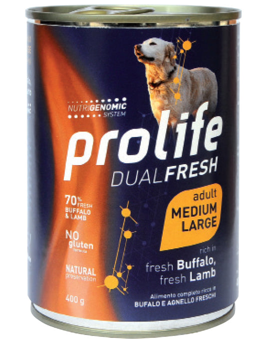 Dual Fresh Adult fresh Buffalo, fresh Lamb - Medium/Large