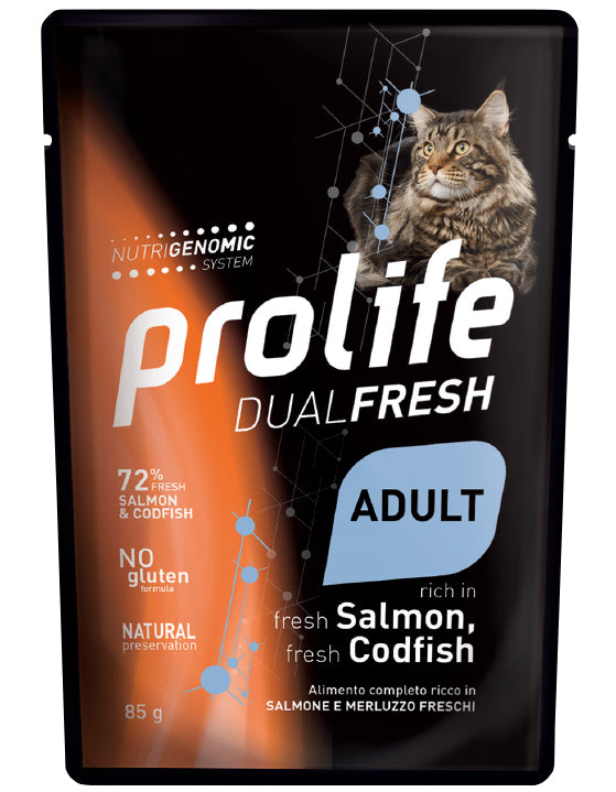 Dual Fresh Adult fresh Salmon, fresh Codfish
