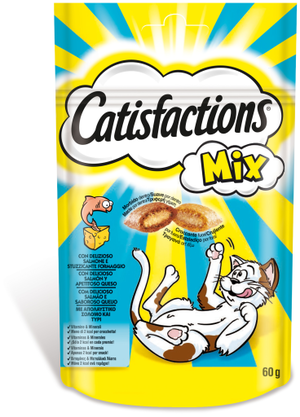 CATISFACTIONS MIX SALMONE/FORMAGGIO GR. 60