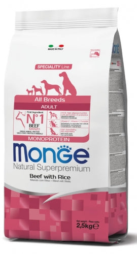 All Breeds Adult Monoprotein Manzo con Riso