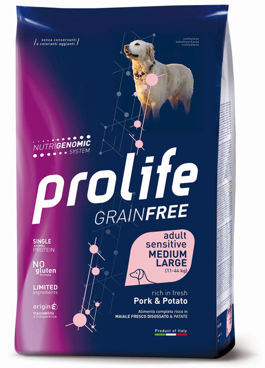 Grain Free Adult Sensitive Pork & Potato - Medium/Large