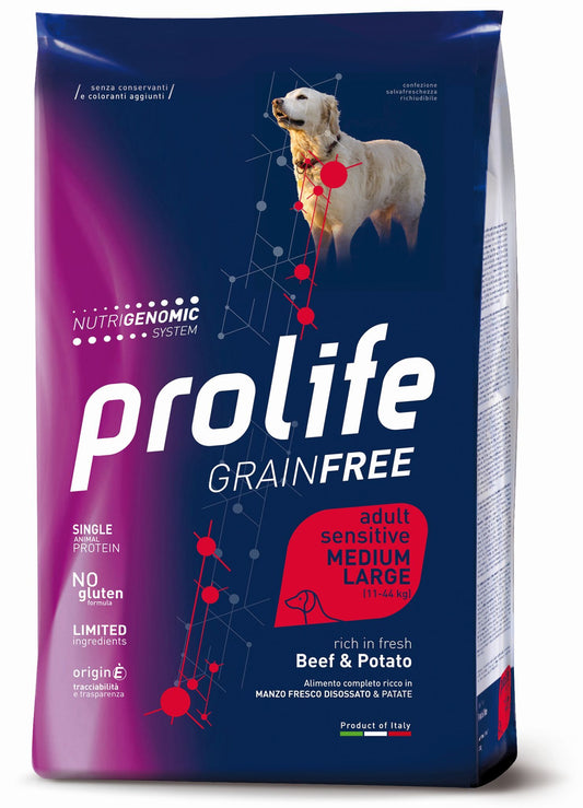 Grain Free Adult Sensitive Beef & Potato - Medium/Large
