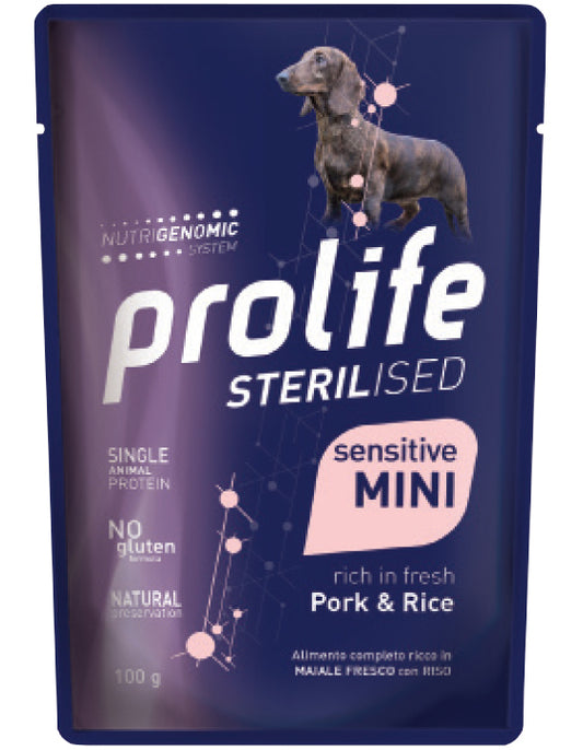 Sterilised Sensitive Adult Pork & Rice - Mini